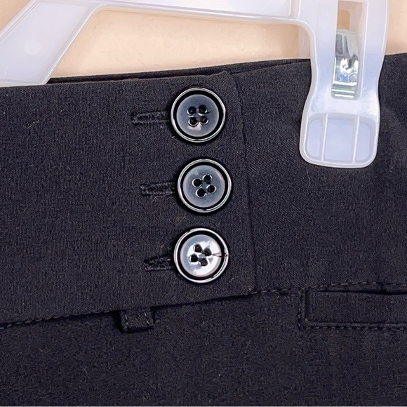 Y2K Era Size 9 Star City Black Bootcut Pants Stretch Classic Juniors Dress Pants - Picture 4 of 14